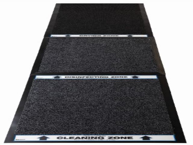 Clean, Sanitize & Dry Shoe Mat System 355 3-Zone
