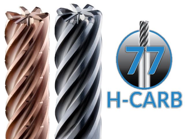 Series 77 H-Carb High Performance End Mill For High Efficiency Milling